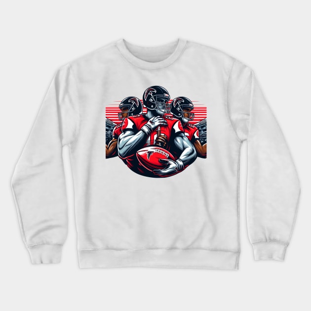 Atlanta Falcons 002 Crewneck Sweatshirt by romancenemy